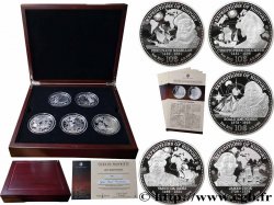 ÎLES COOK  Coffret 5 x 10 Dollars Proof Expédition Historique 2013  SPL 