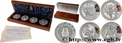 CHINE Coffret 4 x 10 Yuan proof Jeux Olympiques de Pékin 2008  FDC 
