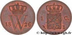 PAíSES BAJOS 1 Cent emblème monogramme de Guillaume Ier 1826 Bruxelles