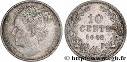 NETHERLANDS 10 Cents Reine Wilhelmine 1903 Utrecht