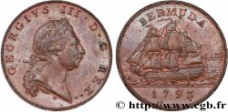 BERMUDA 1 Penny Georges III 1793  AU 