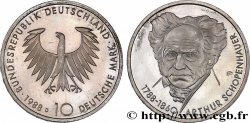 GERMANIA 10 Mark Proof Schopenhauer 1988 Munich
