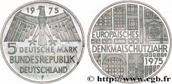 ALLEMAGNE 5 Mark Proof Année européenne du patrimoine 1975 Stuttgart - F