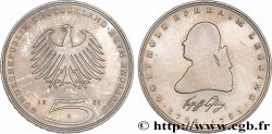 GERMANY 5 Mark aigle Gotthold Ephraim Lessing 1981 Hambourg - J