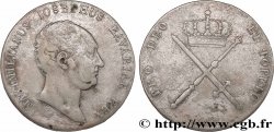 ALLEMAGNE - PRINCIPAUTÉ PUIS ROYAUME DE BAVIÈRE - MAXIMILIEN Ier JOSEPH Thaler à la couronne 1821 Münich TB 
