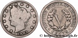 ESTADOS UNIDOS DE AMÉRICA 5 Cents Liberty Nickel 1903 Philadelphie