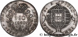 BRÉSIL - JEAN VI 960 Reis  1820 Rio de Janeiro fVZ 