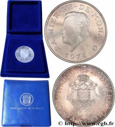 MONACO - FÜRSTENTUM MONACO - RAINIER III. 100 Francs Proof  1974 Paris