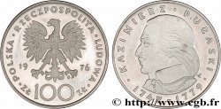 POLOGNE 100 Zlotych Proof Kazimierz Pułaski 1976 Varsovie SPL 