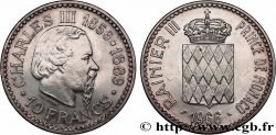 MONACO 10 Francs Charles III 1966 Paris