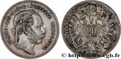 AUSTRIA 20 Kreuzer François-Joseph Ier 1869 Vienne MBC 