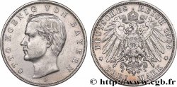 ALLEMAGNE - BAVIÈRE 3 Mark Othon Ier 1909 Munich