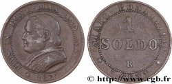 VATICAN ET ÉTATS PONTIFICAUX 1 Soldo an XXI buste large 1867 Rome