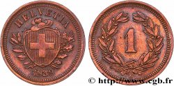 SUISSE 1 Centime (Rappen) Croix Suisse 1939 Berne