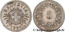 SUIZA 5 Centimes (Rappen) 1850 Strasbourg - BB