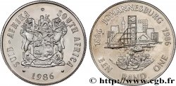 AFRIQUE DU SUD 1 Rand Proof Centenaire de Johannesbourg 1986 