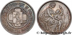 SUISSE 5 Francs Tir de Schaffhouse (Schaffhaussen) 1865 