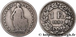 SUISSE 1 Franc Helvetia 1886 Berne