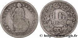 SUISSE 1 Franc Helvetia 1876 Berne