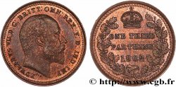 GRANDE-BRETAGNE - ÉDOUARD VII 1/3 Farthing  1902 
