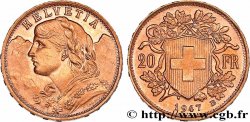 OR, PALLADIUM ET PLATINE INVESTISSEMENT 20 Francs or  Vreneli  1947 Berne