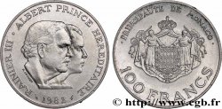 MONACO 100 Francs Rainier III et Albert 1982 Paris