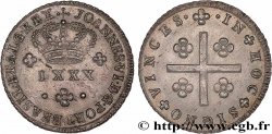 PORTUGAL - ROYAUME DU PORTUGAL - JEAN VI LE CLÉMENT 1 Tostao (100 Reis) n.d. Lisbonne