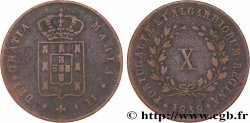 PORTUGAL -MARIE II  10 Réis  1839 