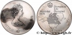 CANADA 5 Dollars JO Montréal 1976 carte de l’Amérique du Nord 1973 