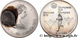 CANADA 5 Dollars JO Montréal 1976 marathon 1975 