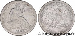 ESTADOS UNIDOS DE AMÉRICA 1/2 Dollar “Seated Liberty” 1869 Philadelphie