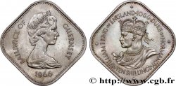 GUERNSEY 10 Shilling 900e anniversaire de la Conquête Normande 1966 