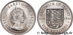 JERSEY 5 Shilling 1966 