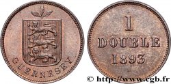 GUERNESEY 1 Double 1893 