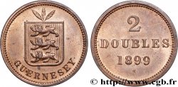 GUERNESEY 2 Doubles 1899 Heaton