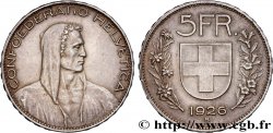 SUISSE 5 Francs Berger 1926 Berne