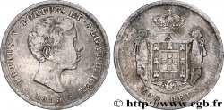 PORTUGAL - ROYAUME DU PORTUGAL - PIERRE V 500 Réis  1855 