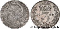 UNITED KINGDOM 3 Pence Edouard VII 1903 