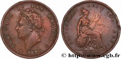 ROYAUME-UNI 1 Penny Georges IV tête laurée 1826 