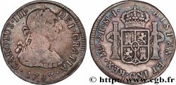 PERÚ - CARLOS III 2 Reales  1783 Lima