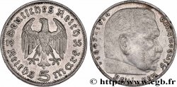 ALEMANIA 5 Reichsmark Maréchal Paul von Hindenburg 1935 Munich