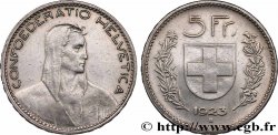 SUIZA 5 Francs Berger 1923 Berne