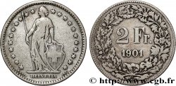 SWITZERLAND 2 Francs Helvetia 1901 Berne - B