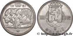 BELGIUM 100 Franken (Francs) Quatre rois de Belgique, légende flamande 1951 