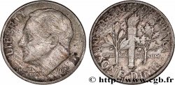 ÉTATS-UNIS D&nbsp;AMÉRIQUE 1 Dime(10 Cents) Roosevelt 1952 Philadelphie