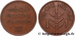 PALESTINE 1 Mil 1927  XF 