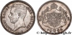 BELGIQUE 20 Francs Albert Ier légende Flamande 1934 