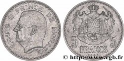 MONACO 5 Francs Louis II 1945 Paris