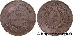 ARGENTINE 2 Reales Province de Buenos Aires 1840  TB+ 