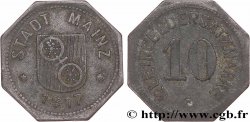 GERMANIA - Notgeld 10 Pfennig ville de Mayence (Mainz) 1917 